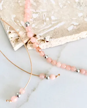 Salty Safari - Necklace - Riviera - Sorbet Silver