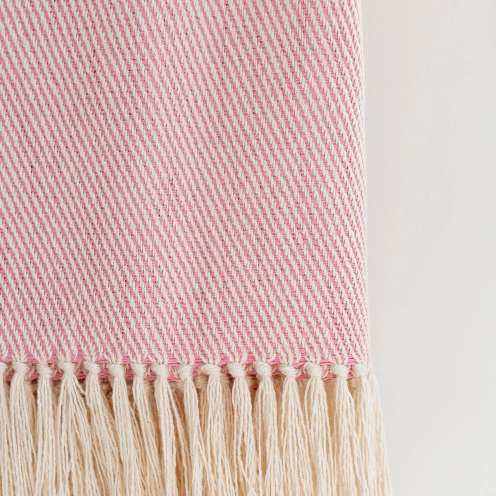 'Sconset Rose Handwoven Cotton Throw