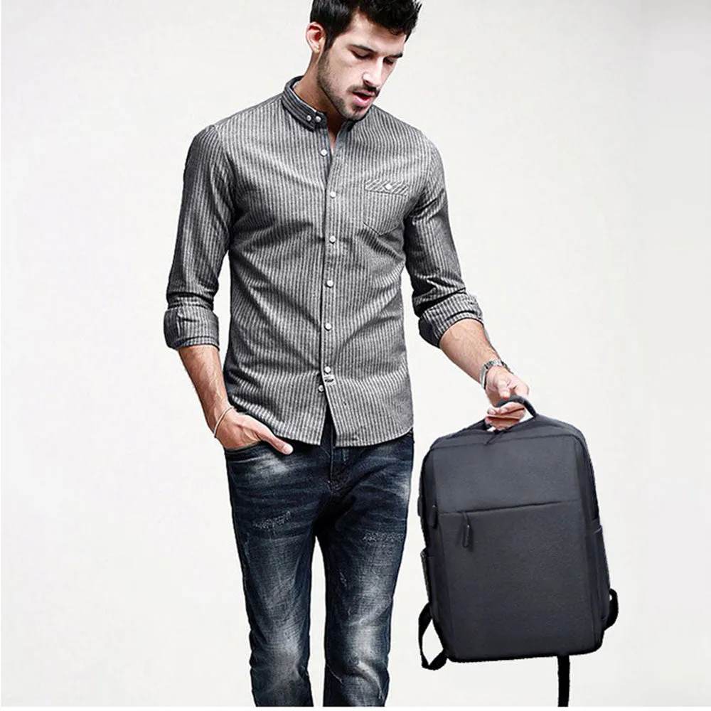 Slim Laptop Backpack for College Students High Quality Commercial Bag with USB Charging Port