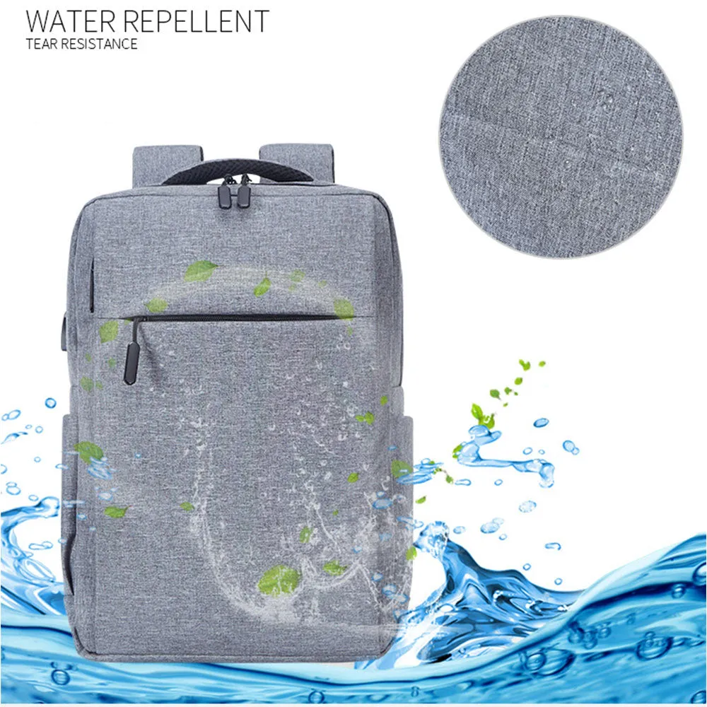 Slim Laptop Backpack for College Students High Quality Commercial Bag with USB Charging Port