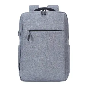 Slim Laptop Backpack for College Students High Quality Commercial Bag with USB Charging Port