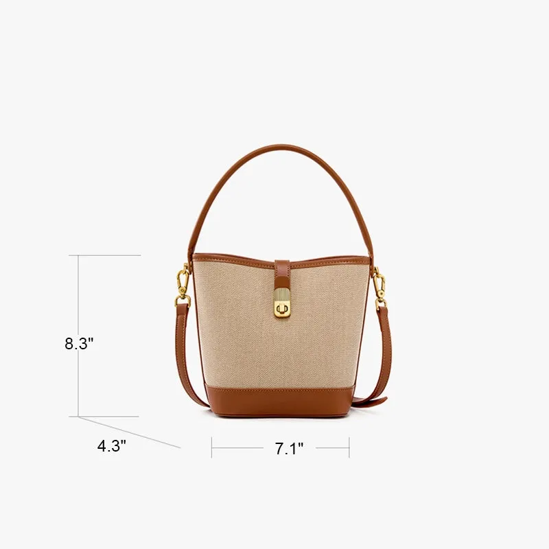 Small Crossbody Bucket Bag
