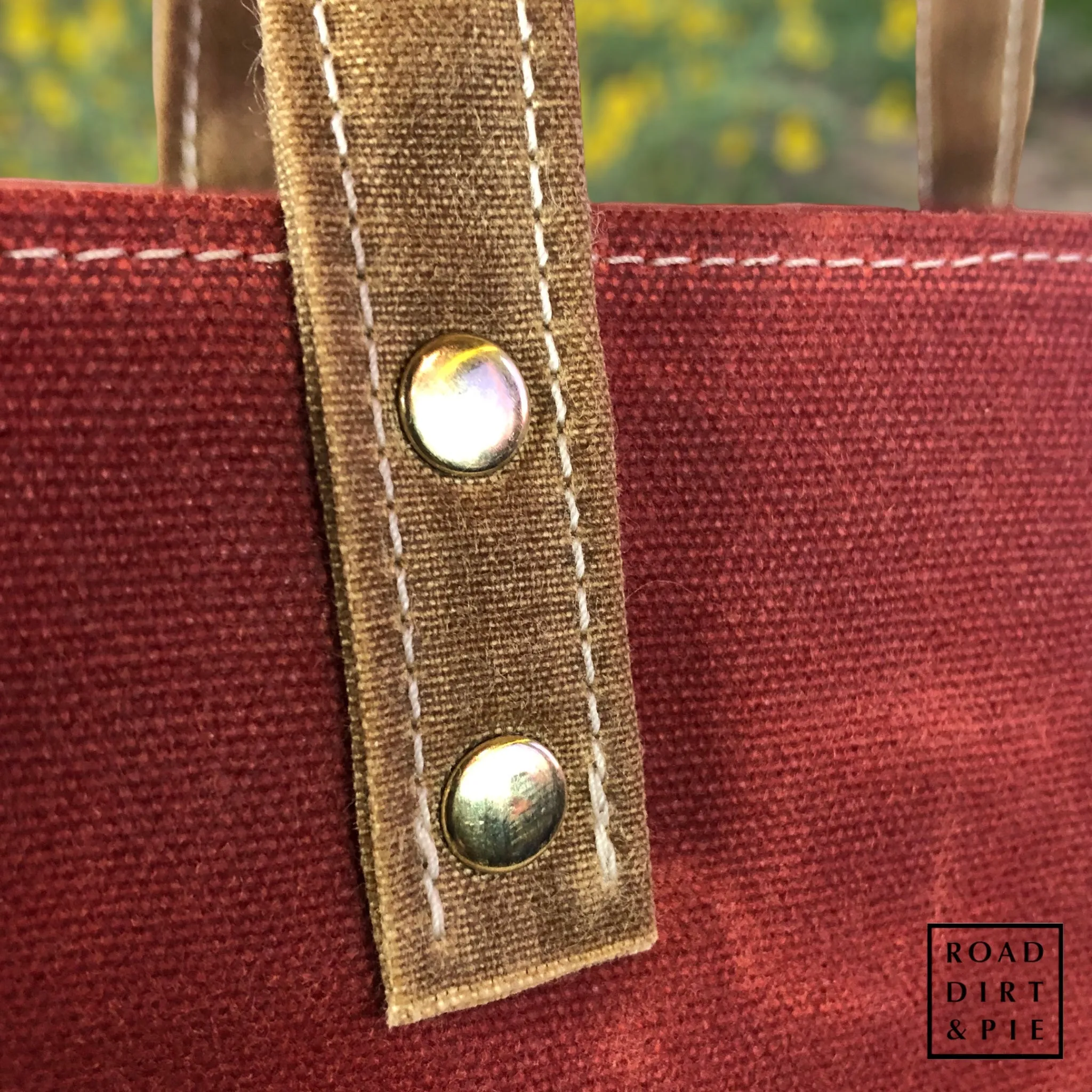 Small Waxed Canvas Tote Bag - Sequoia