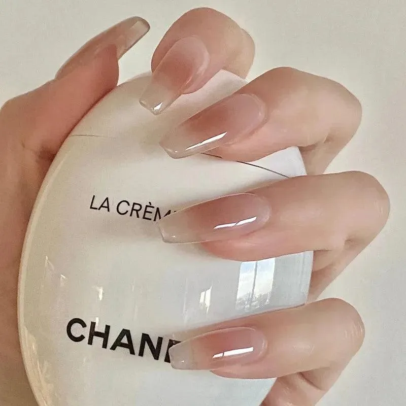 Sparkling Diamond False Nails Set: Glamorous 3D Designs