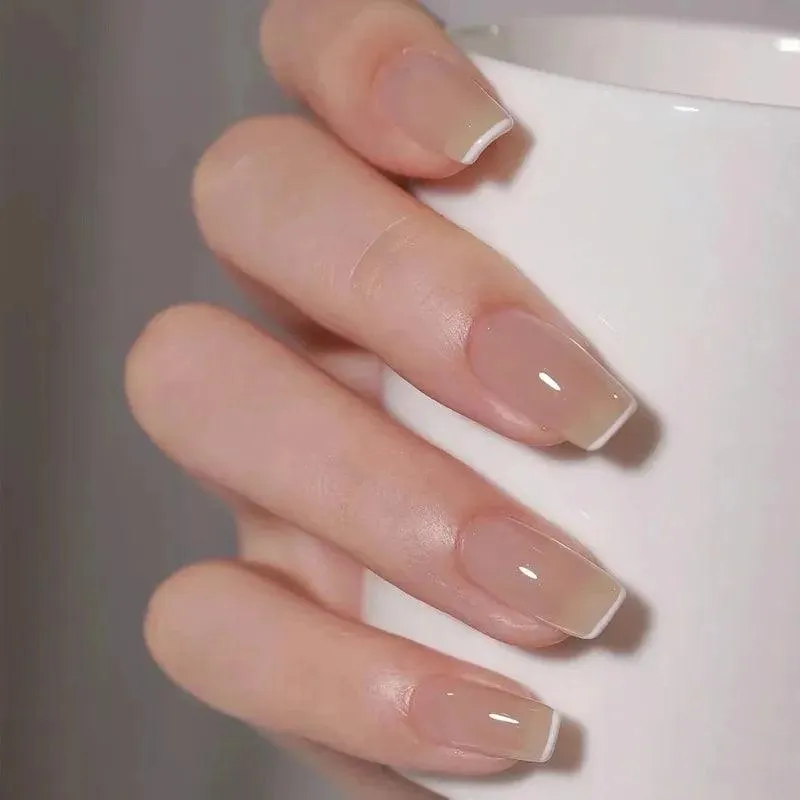 Sparkling Diamond False Nails Set: Glamorous 3D Designs