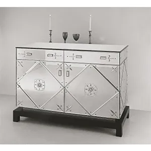 Striking Art Deco Venetian Cupboard