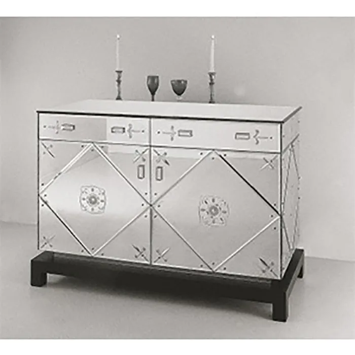 Striking Art Deco Venetian Cupboard