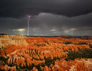Striking! - Utah Lake