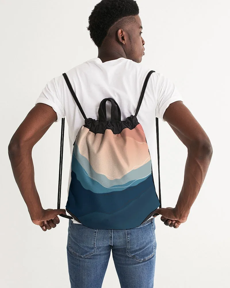 Sunrise Canvas Drawstring Bag