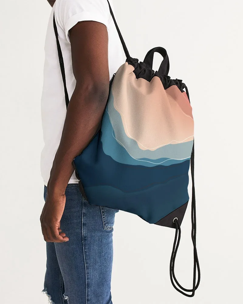 Sunrise Canvas Drawstring Bag
