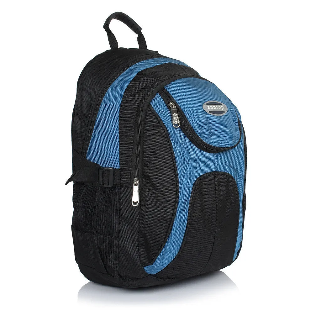 Suntop A80 22 L Backpack(Black and Blue)