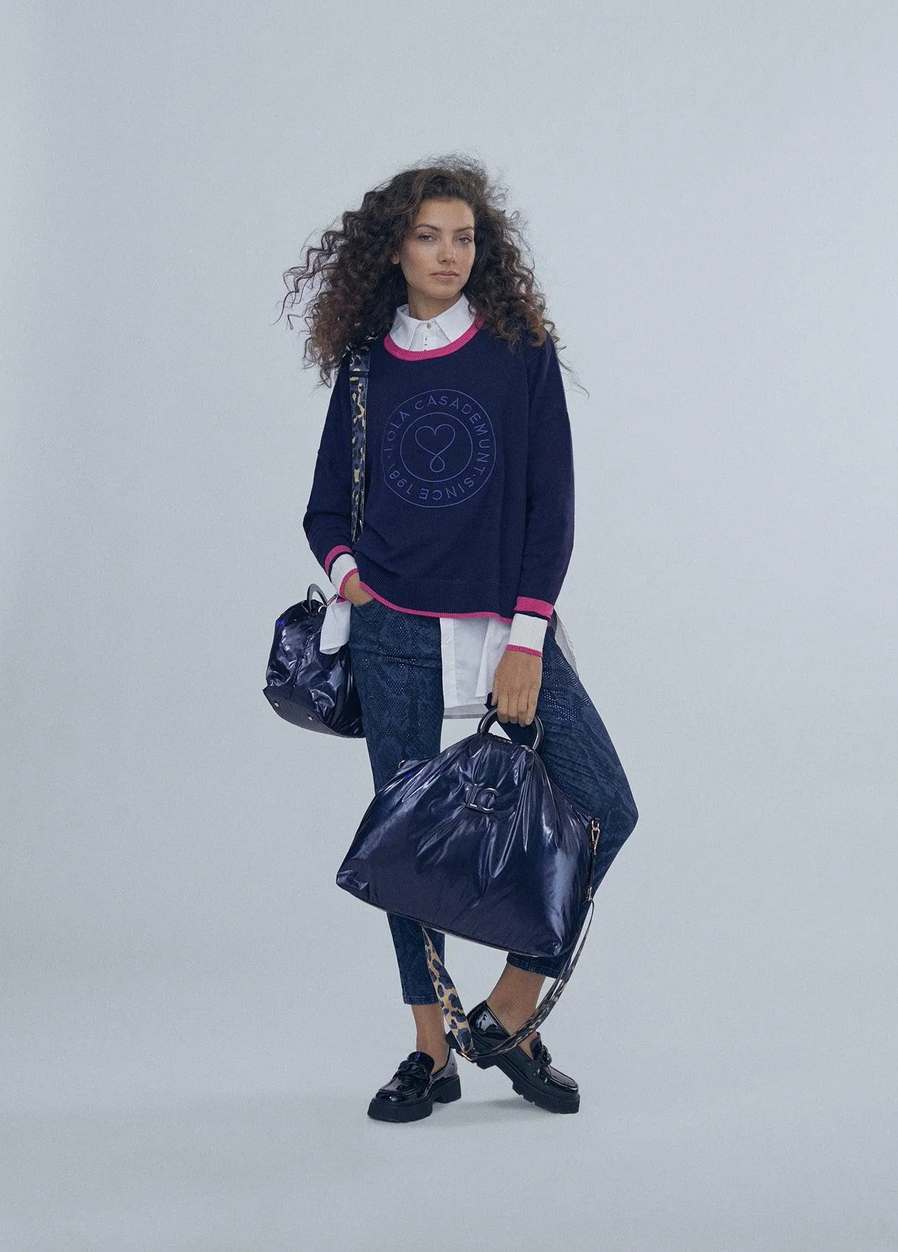 Sweater with cuff details