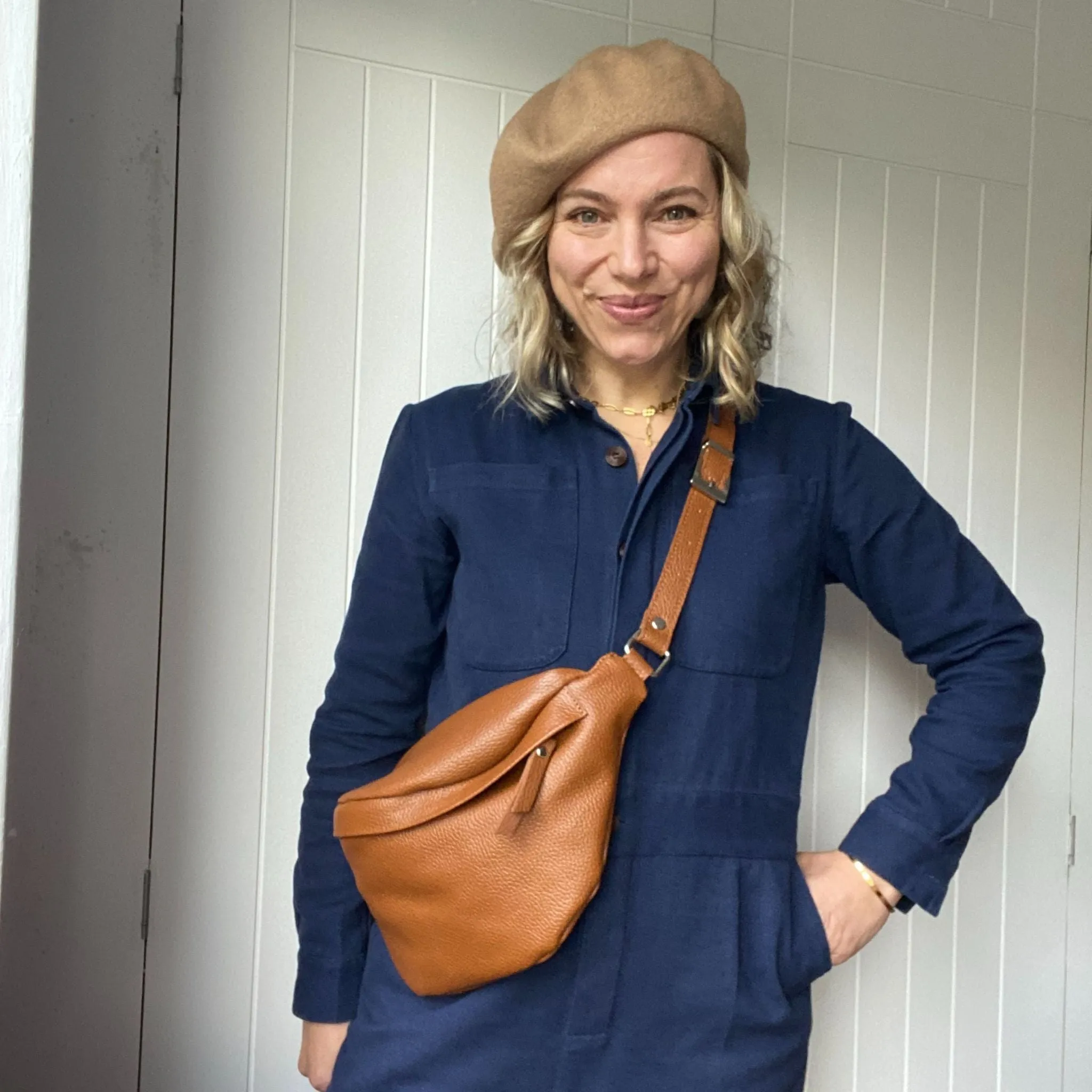 The Large Leather Bumbag / Sling Bag
