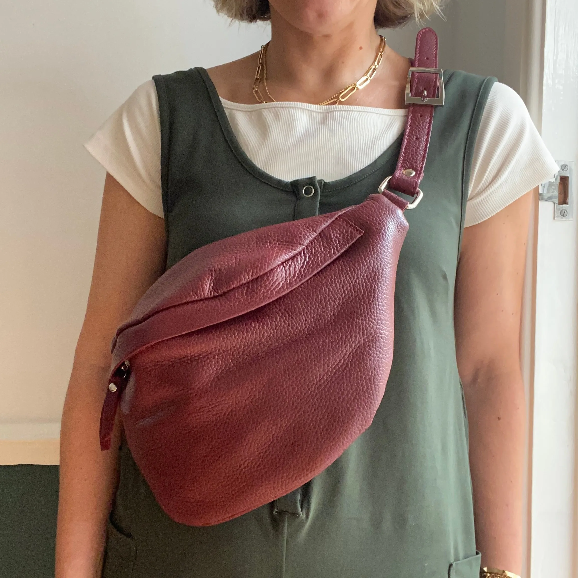 The Large Leather Bumbag / Sling Bag