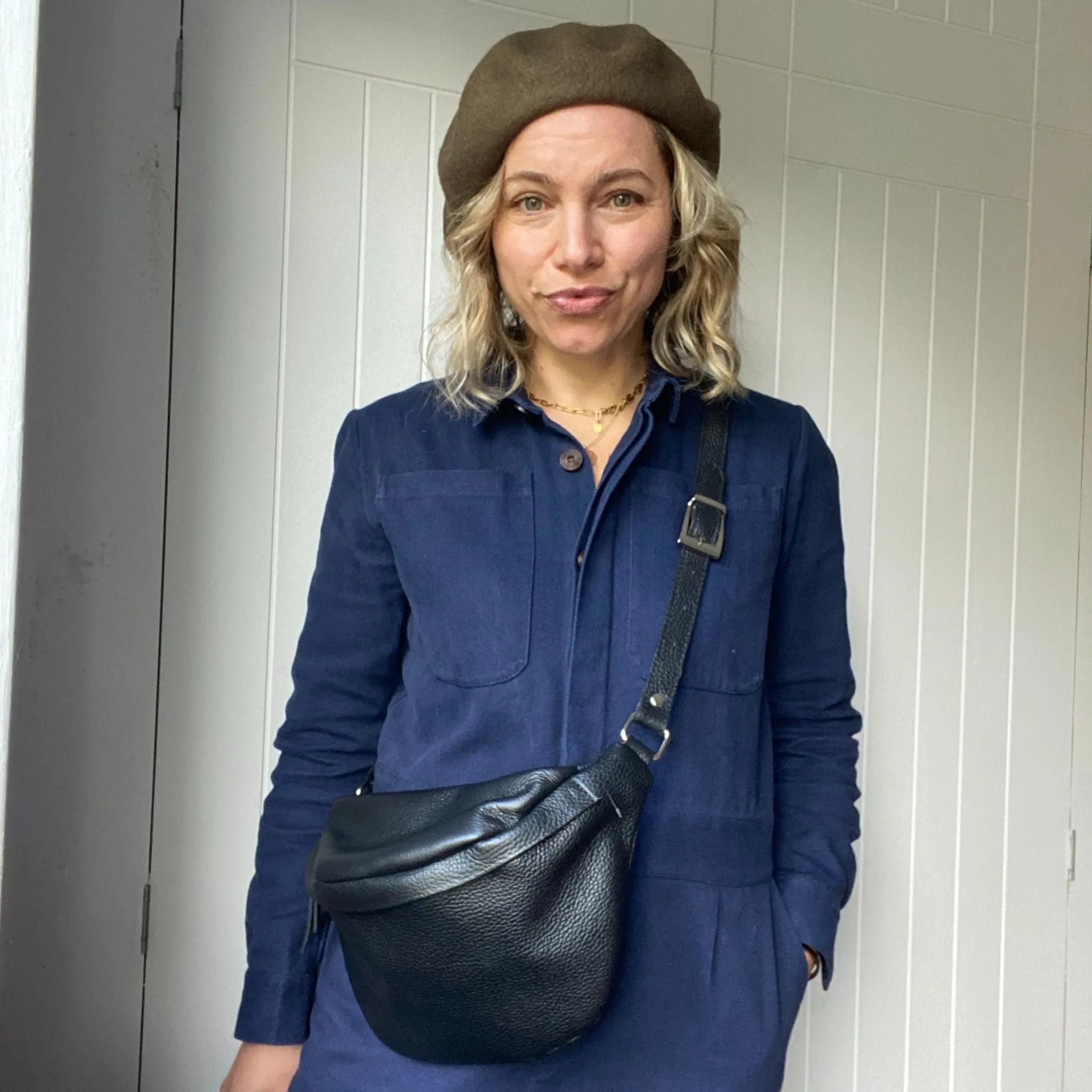 The Large Leather Bumbag / Sling Bag