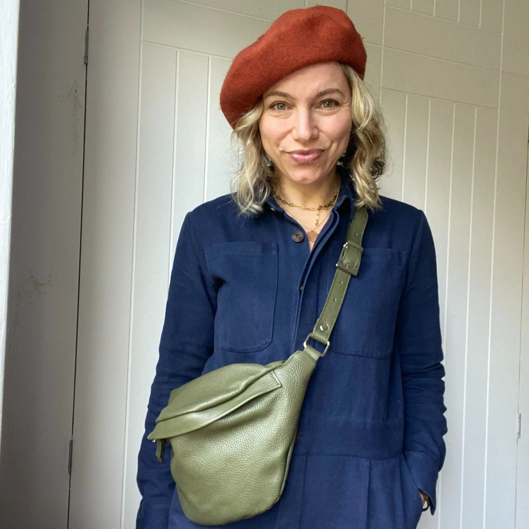 The Large Leather Bumbag / Sling Bag