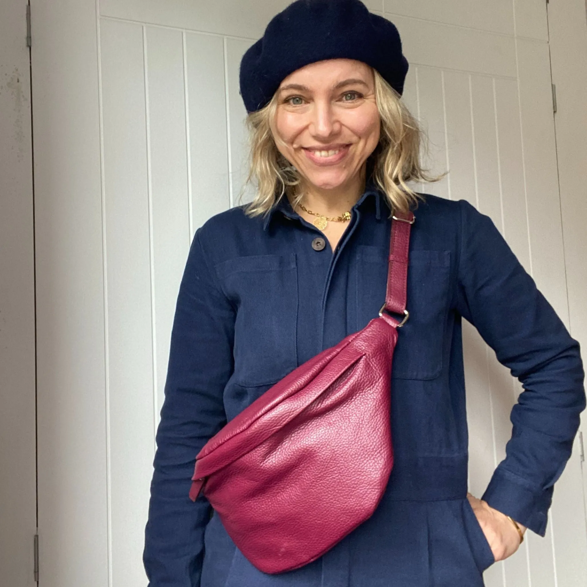 The Large Leather Bumbag / Sling Bag