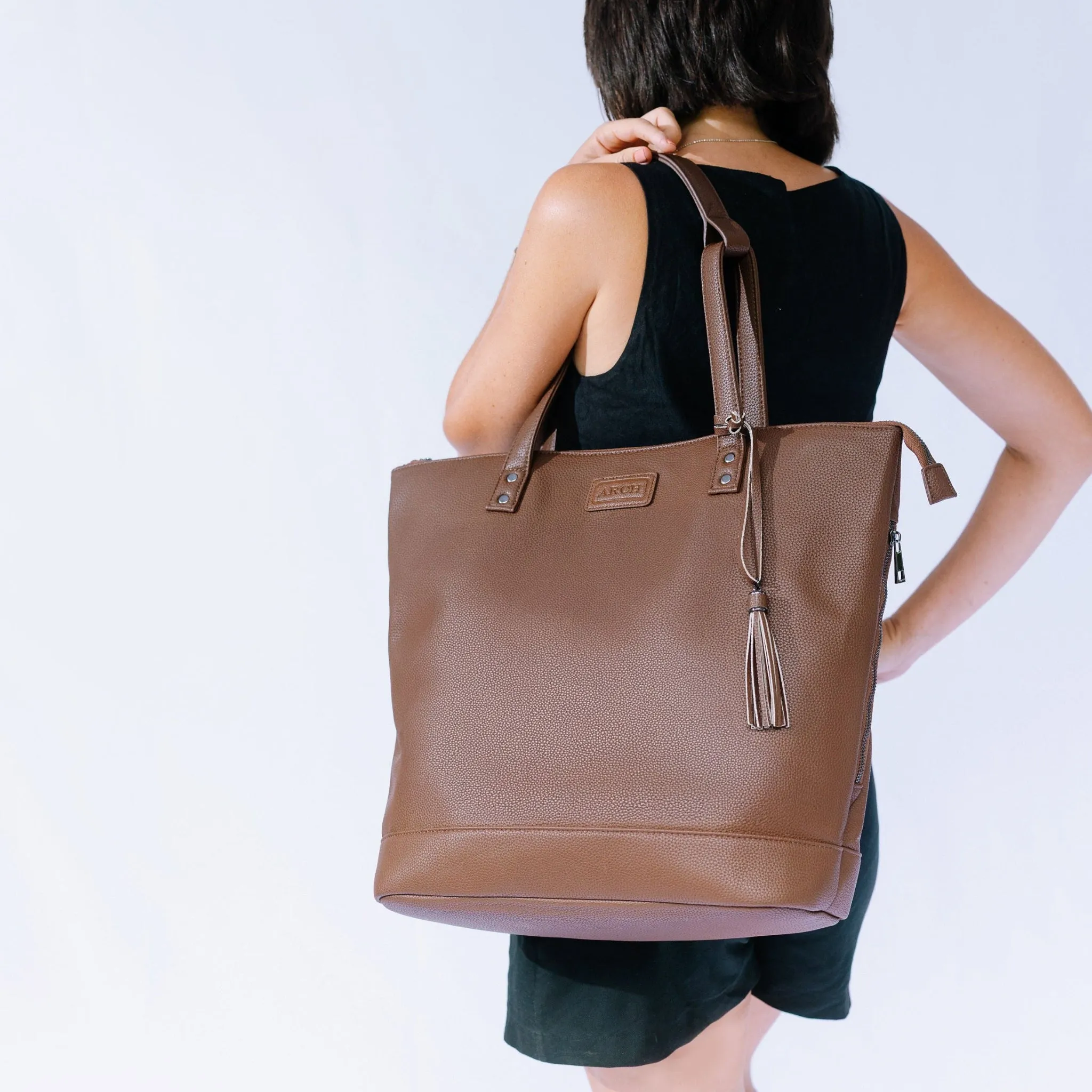 The Luxe Arch Bag - Vegan Chocolate (Limited Edition)