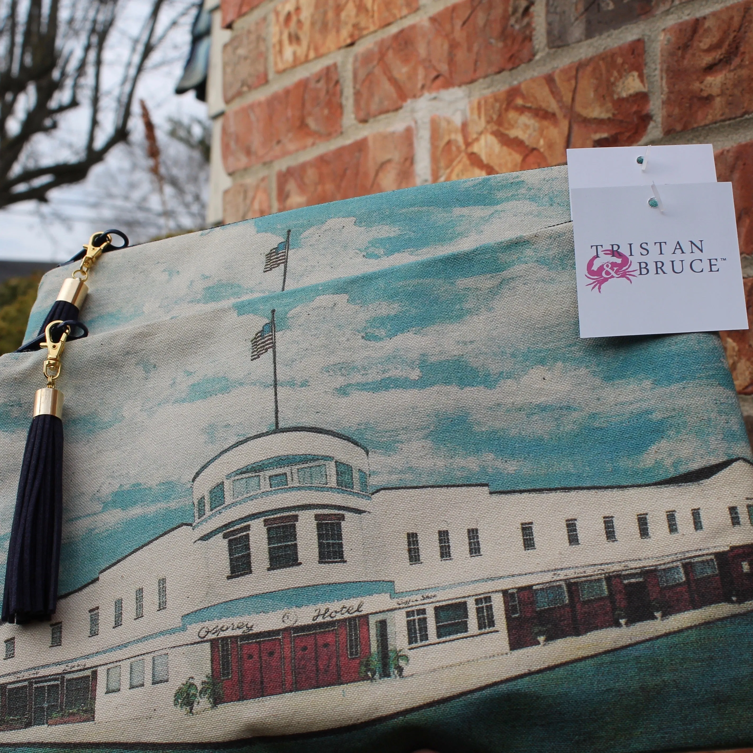 The Osprey clutch bag