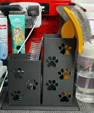 The Pitbull - Dog Grooming Brush Holder, Simple organizer | Small Size |