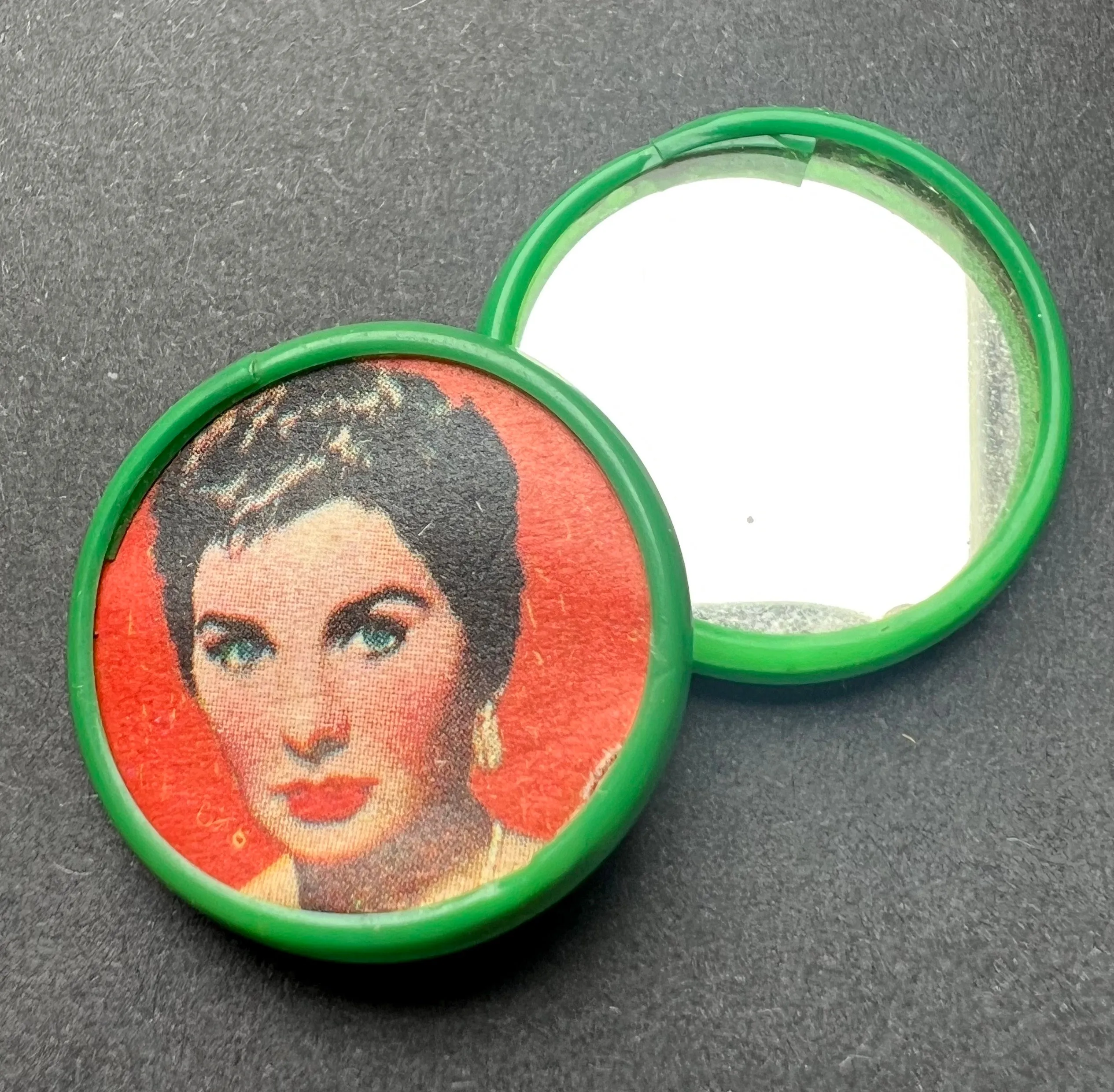 Tiny 1" Vintage Film Star Mirrors