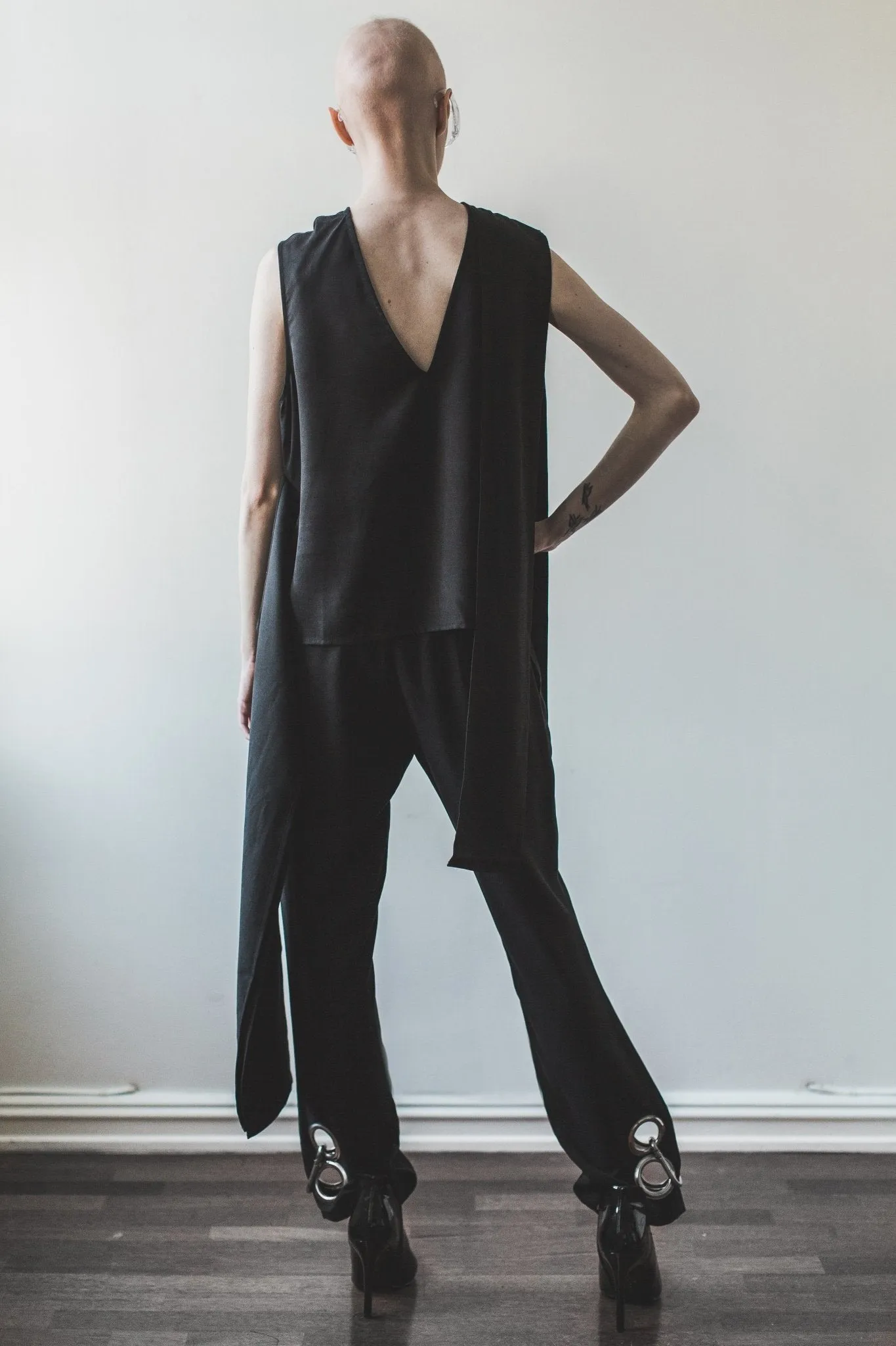 Top with Tie Details