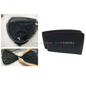 Toyota Fortuner Foldable & Flexible Side Sunshade With Logo - Model 2013-2016 - Sun Shade | Parda