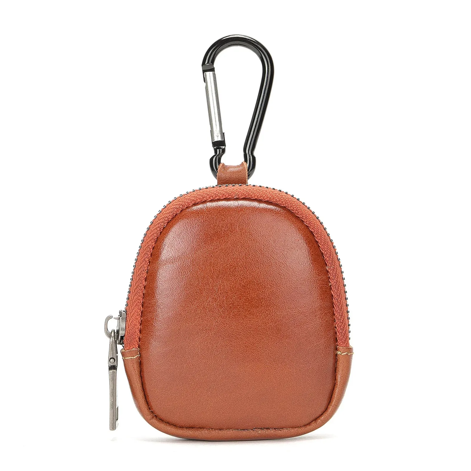 UAKISS  -  New Cow Leather Women's and Men's Mini Change Vintage Coin Bag Headphone Strap Purse Storage Key Bag For Man And Woman