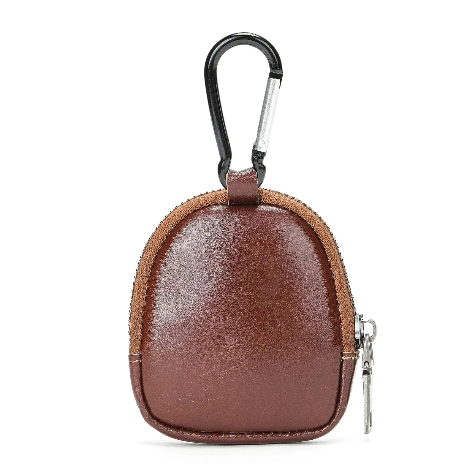 UAKISS  -  New Cow Leather Women's and Men's Mini Change Vintage Coin Bag Headphone Strap Purse Storage Key Bag For Man And Woman