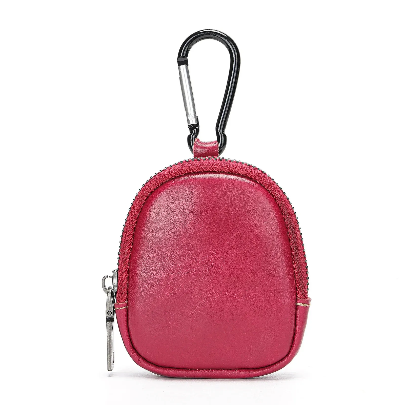 UAKISS  -  New Cow Leather Women's and Men's Mini Change Vintage Coin Bag Headphone Strap Purse Storage Key Bag For Man And Woman