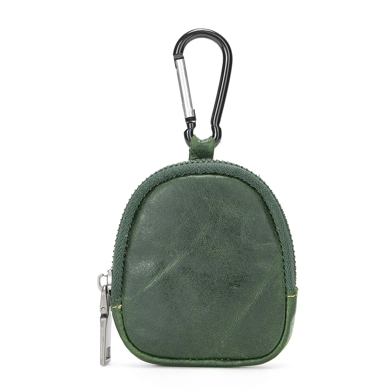 UAKISS  -  New Cow Leather Women's and Men's Mini Change Vintage Coin Bag Headphone Strap Purse Storage Key Bag For Man And Woman