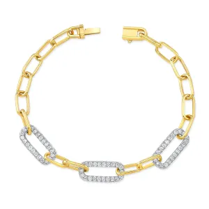 Uneek Bracelet 18K White Gold, 18K Yellow Gold BR1927DC