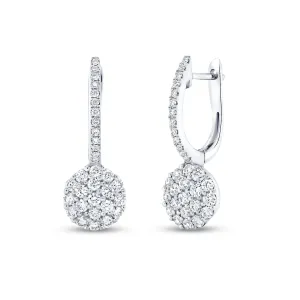 Uneek Cluster Earring 18K White Gold ER2367DC