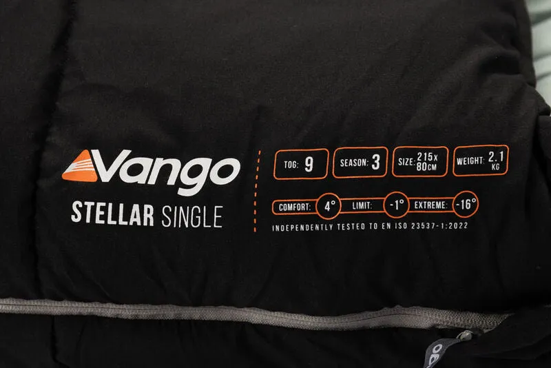 Vango Stellar Single Sleeping Bag BLACK
