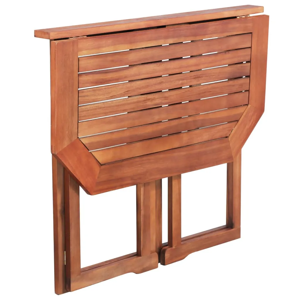 vidaXL Bistro Table 90x50x75 cm Solid Acacia Wood