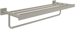 Villeroy & Boch Elements Striking Towel Rack 595 x 45 x 224 mm Brushed Nickel