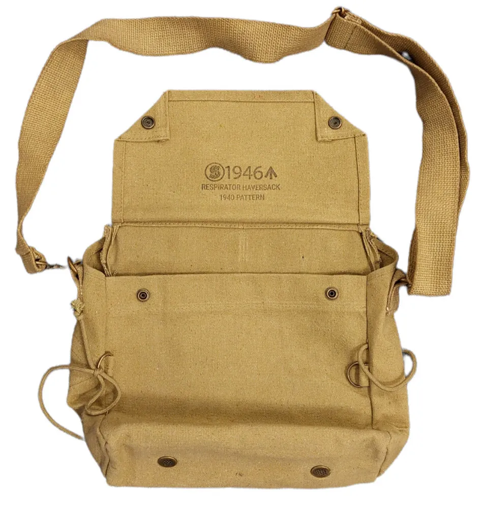 VINTAGE MK. VII CANVAS SIDE BAG, INDIANA JONES STYLE SATCHEL