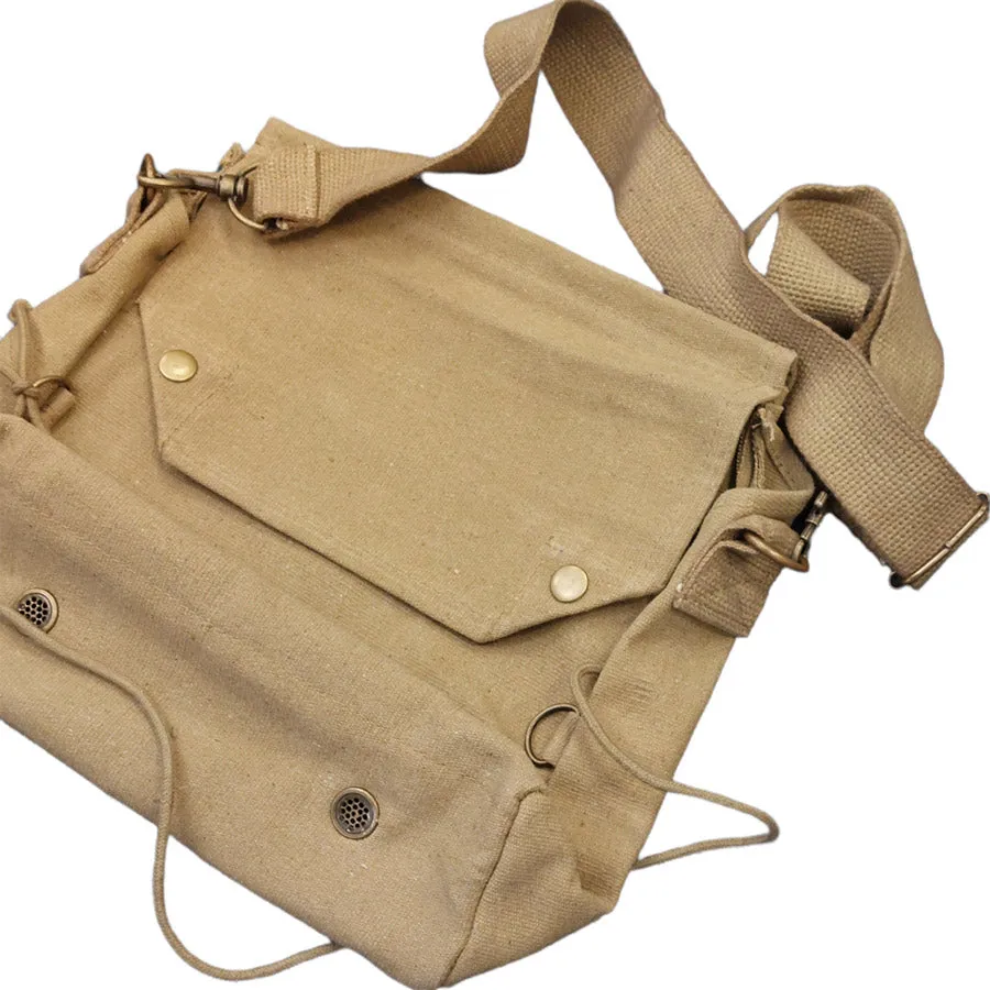 VINTAGE MK. VII CANVAS SIDE BAG, INDIANA JONES STYLE SATCHEL