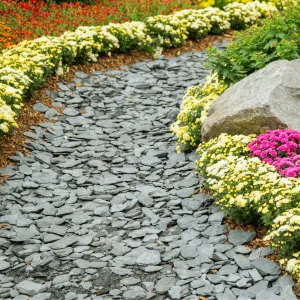 Welsh Green Crushed Slate Chippings 20mm