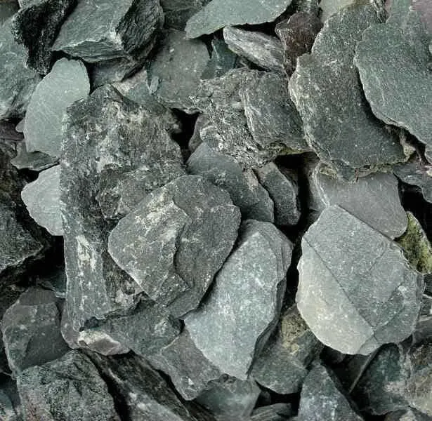 Welsh Green Crushed Slate Chippings 40mm