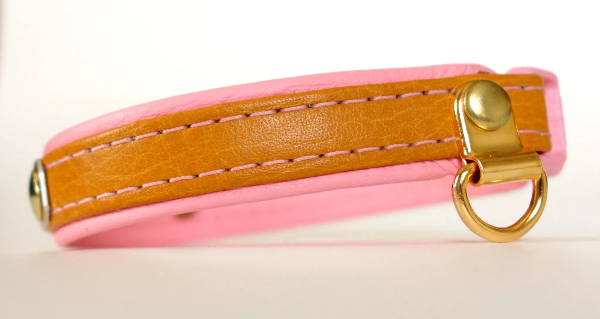 White Leather Cat Collar Personalized Many Colors To Choose