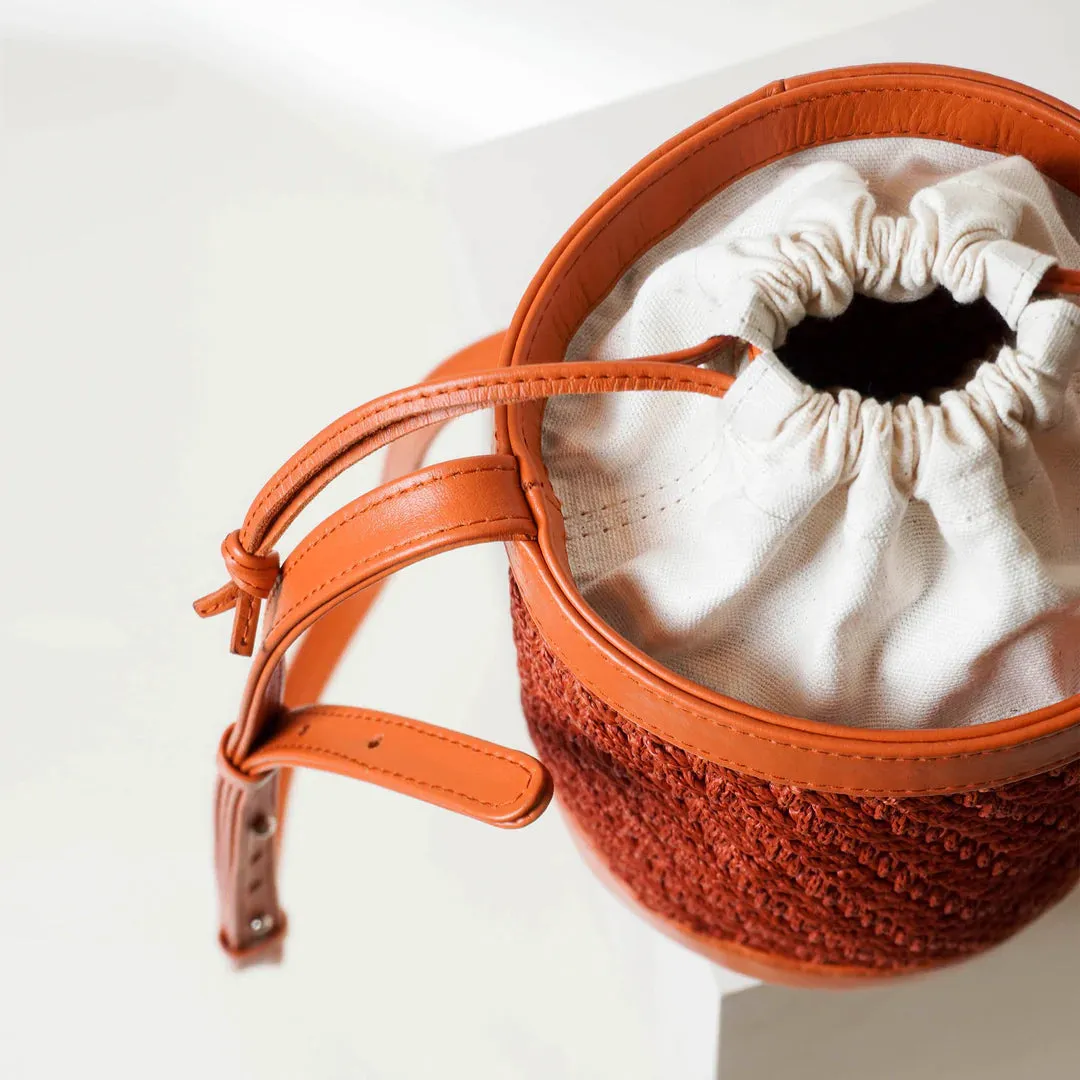XIMENA BUCKET BAG PAPRIKA