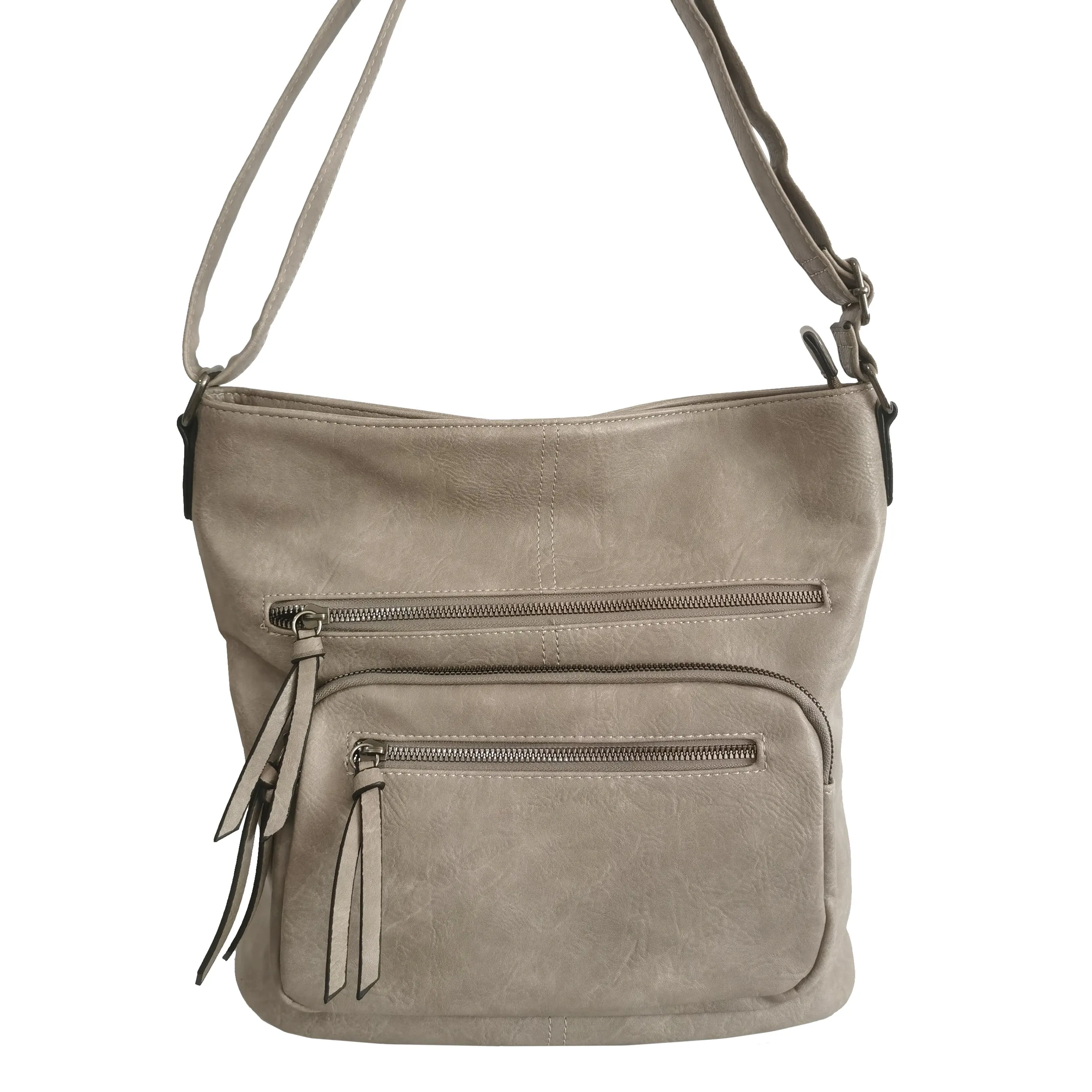 YD-8289 - Darling Vegan Leather Hobo Bag - 5 Colors