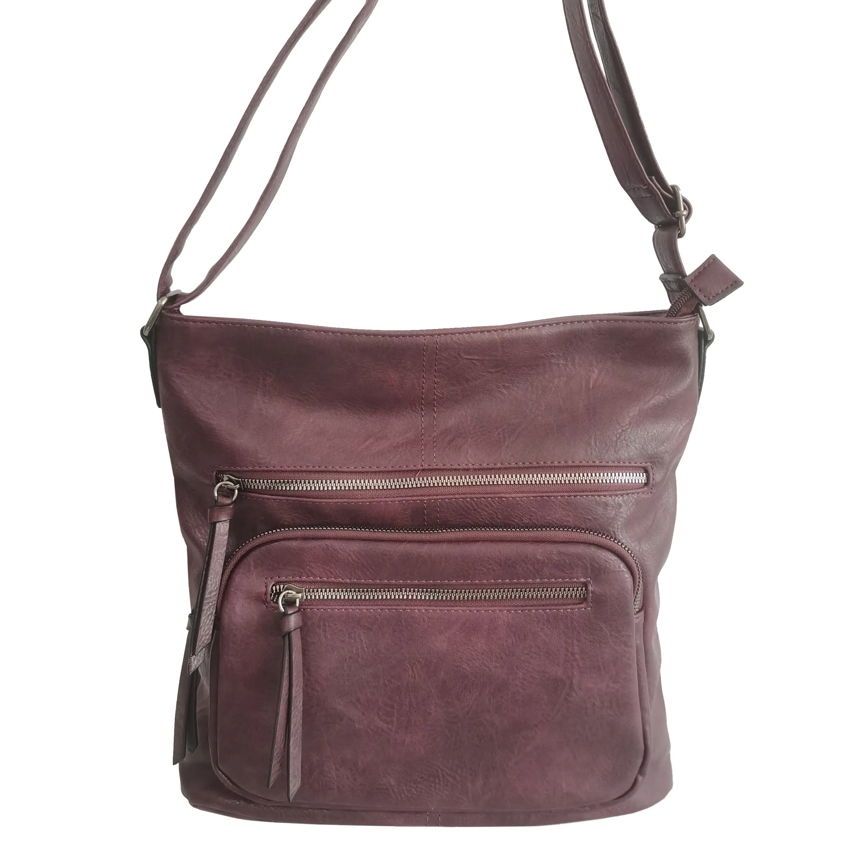 YD-8289 - Darling Vegan Leather Hobo Bag - 5 Colors