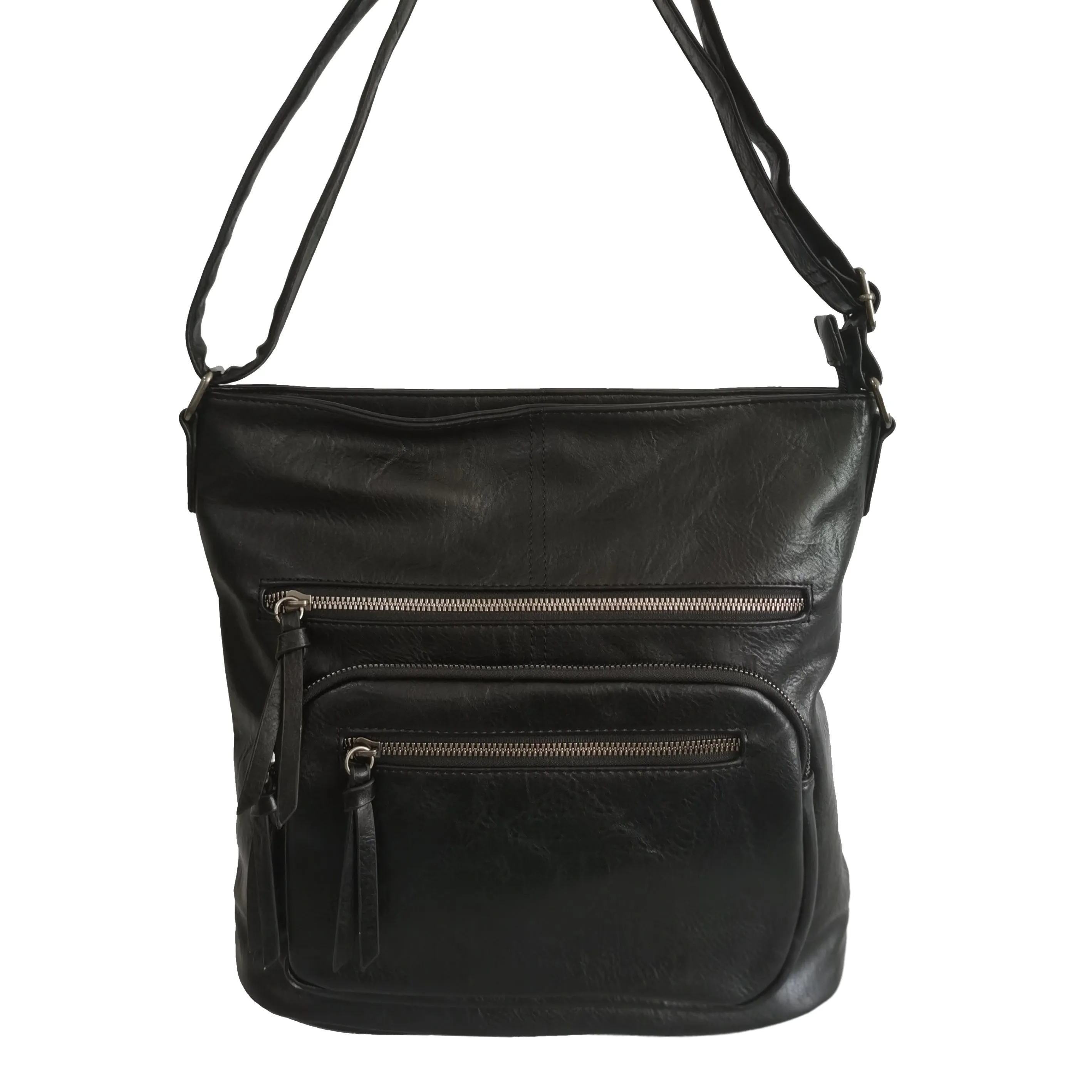YD-8289 - Darling Vegan Leather Hobo Bag - 5 Colors