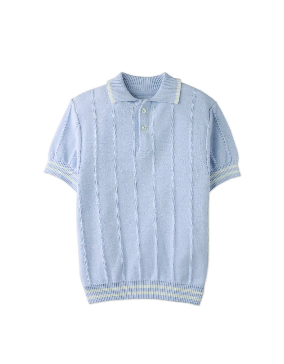 ZEKE POLO SHIRT WITH CONTRAST DETAILS