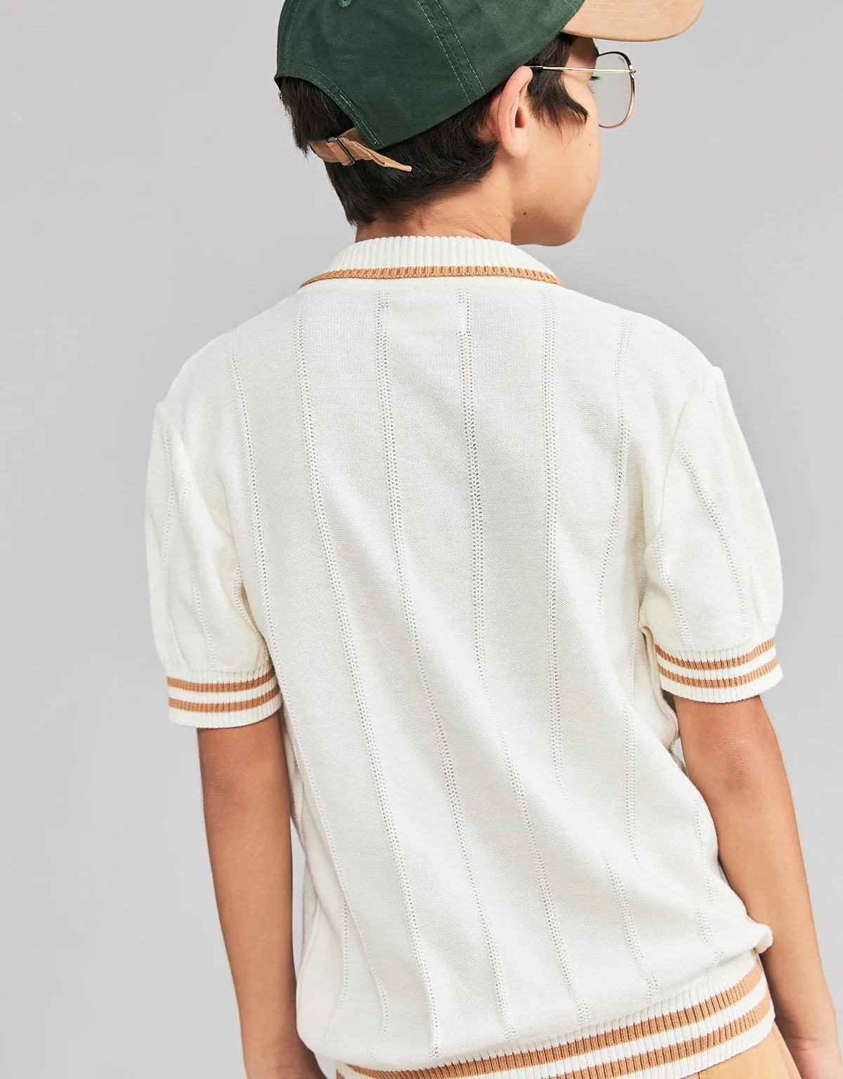 ZEKE POLO SHIRT WITH CONTRAST DETAILS