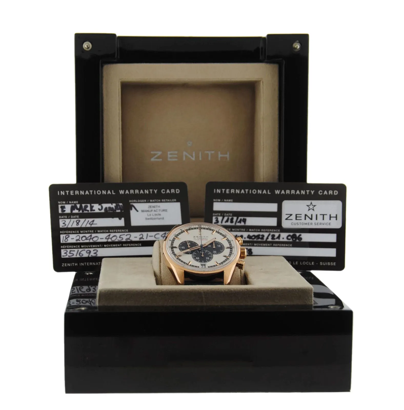 Zenith El Primero Striking 10th Chronograph 18.2040.4052