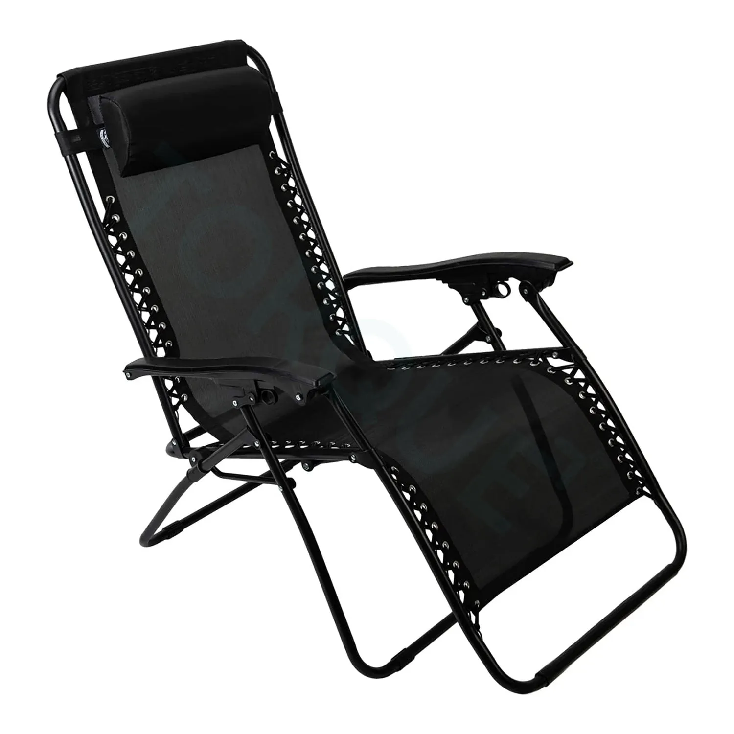 Zero Gravity Reclining Lounge Chair with Arm Rest and Pillow