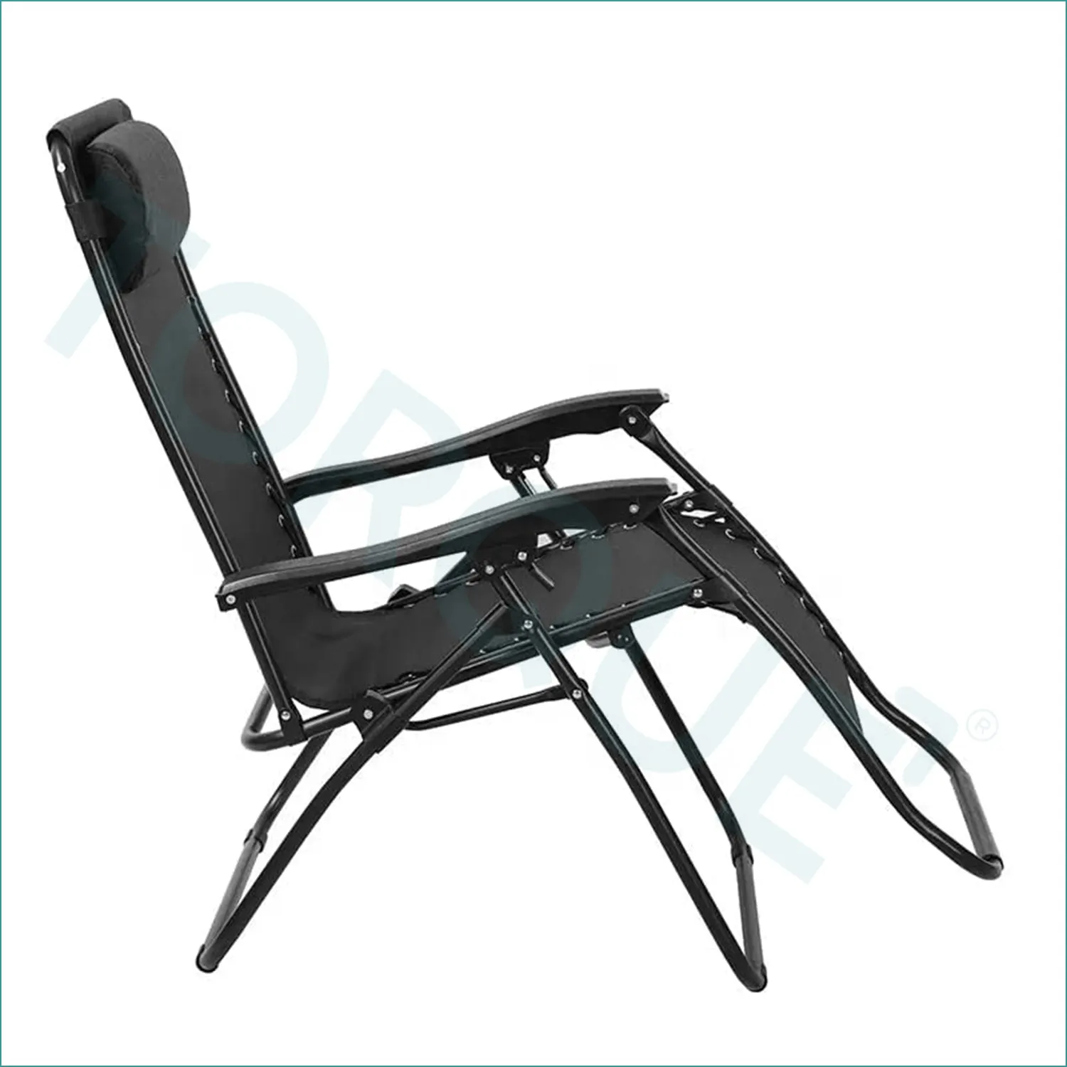 Zero Gravity Reclining Lounge Chair with Arm Rest and Pillow